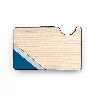 Minimalist Wallet - Corner Blue