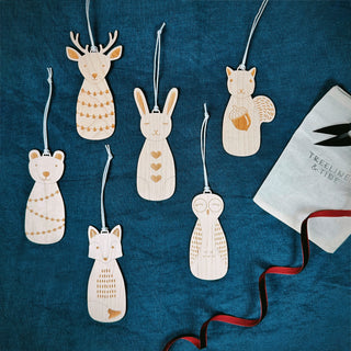 Forest Friends Ornaments